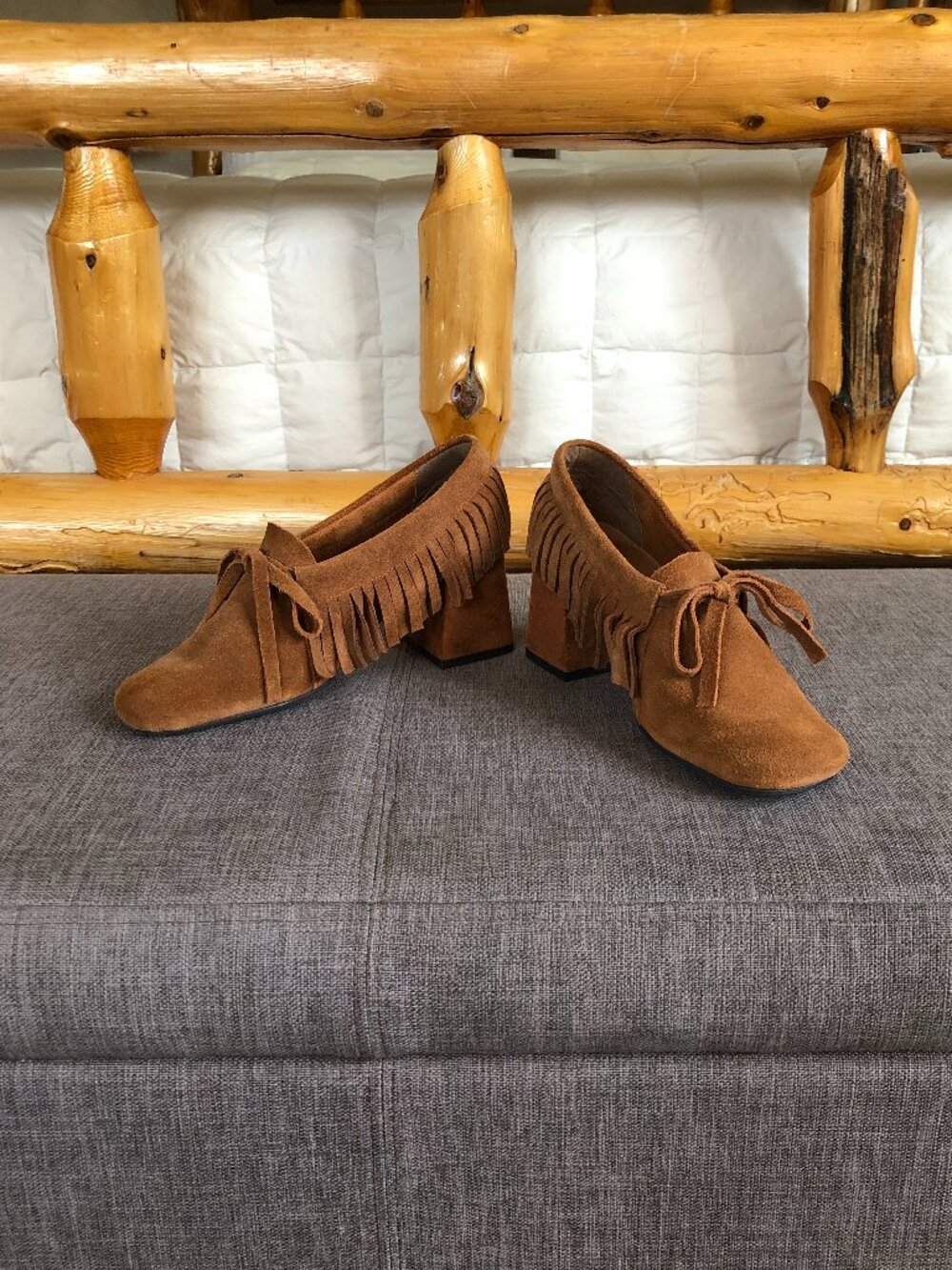 Suede Moccasin Block Heels Jeffrey Campbell Anthropologie